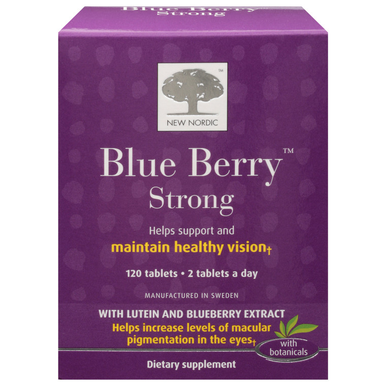 New Nordic - Blue Berry Strong - 1 Each-120 Tab