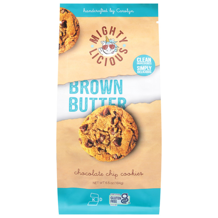 Mightylicious - Cookies Brown Butter Chocolate Chip - Case Of 6-6.5 Ounces