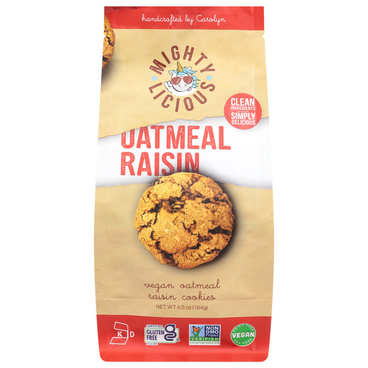 Mightylicious - Cookies Oatmeal Raisin - Case Of 6-6.5 Ounces