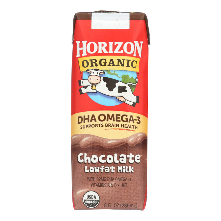 Horizon Organic Dairy - Milk Chocolate 1% Dha Asep - 1 Each-12/8 Oz