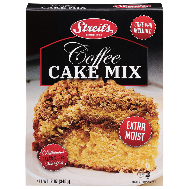 Streit's - Cake Mix Coffee Xtra Moist - Case Of 12-12 Oz