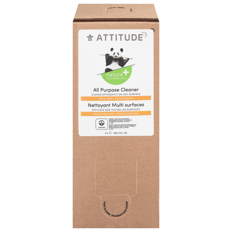 Attitude - Cleaner Ap Citrus Zest - 1 Each 1-135.3 Oz