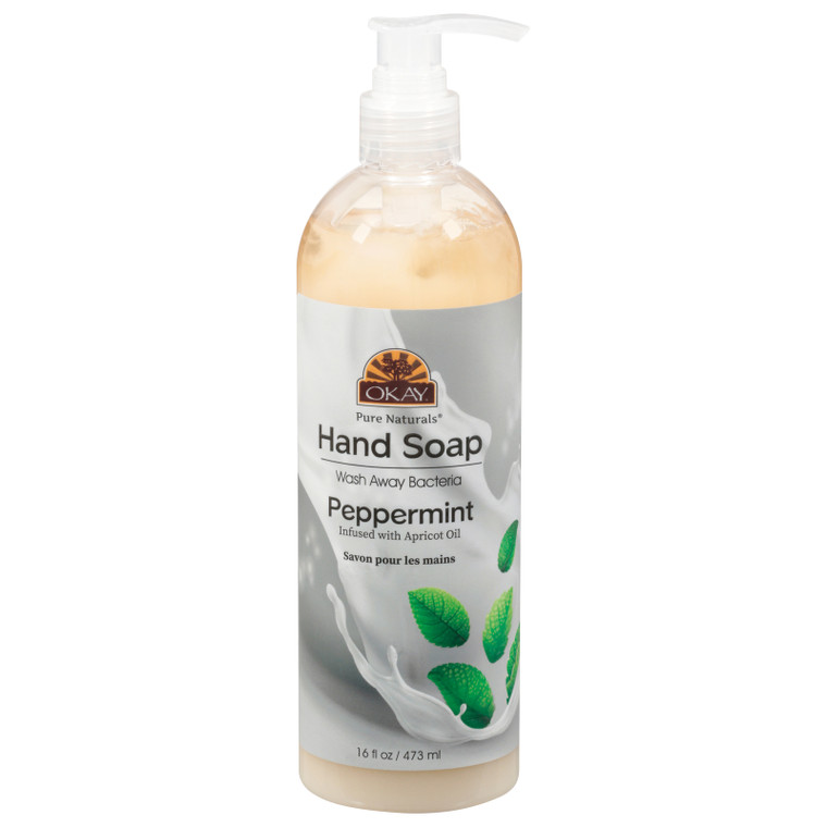 Okay Pure Naturals - Hand Soap Peppermint - 1 Each 1-16 Fz