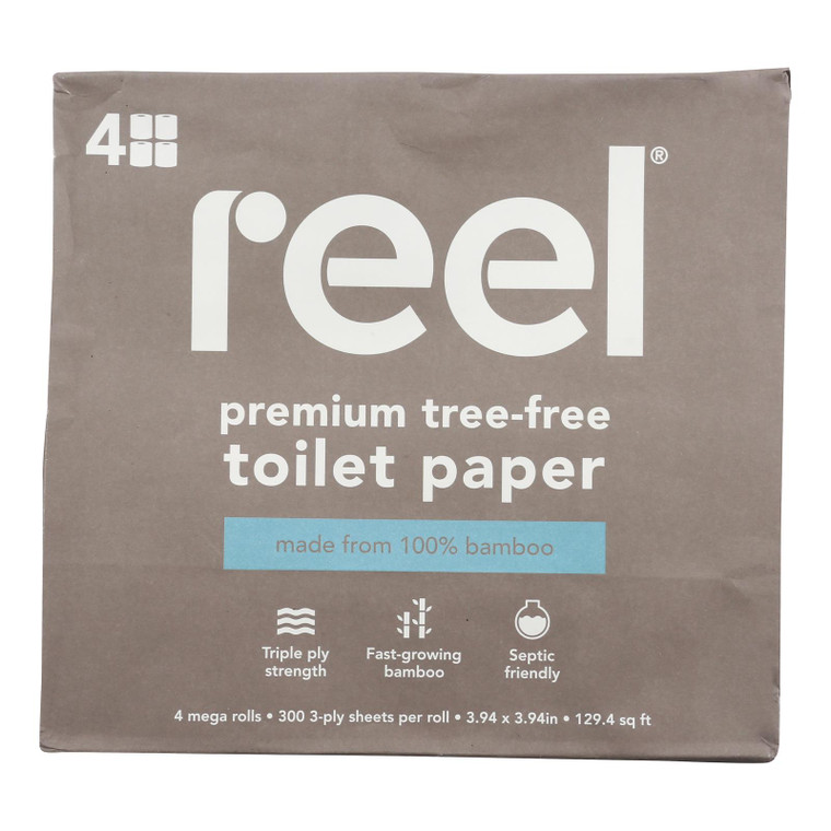 Reel - Toilet Paper Bamboo - Case Of 6-4 Count