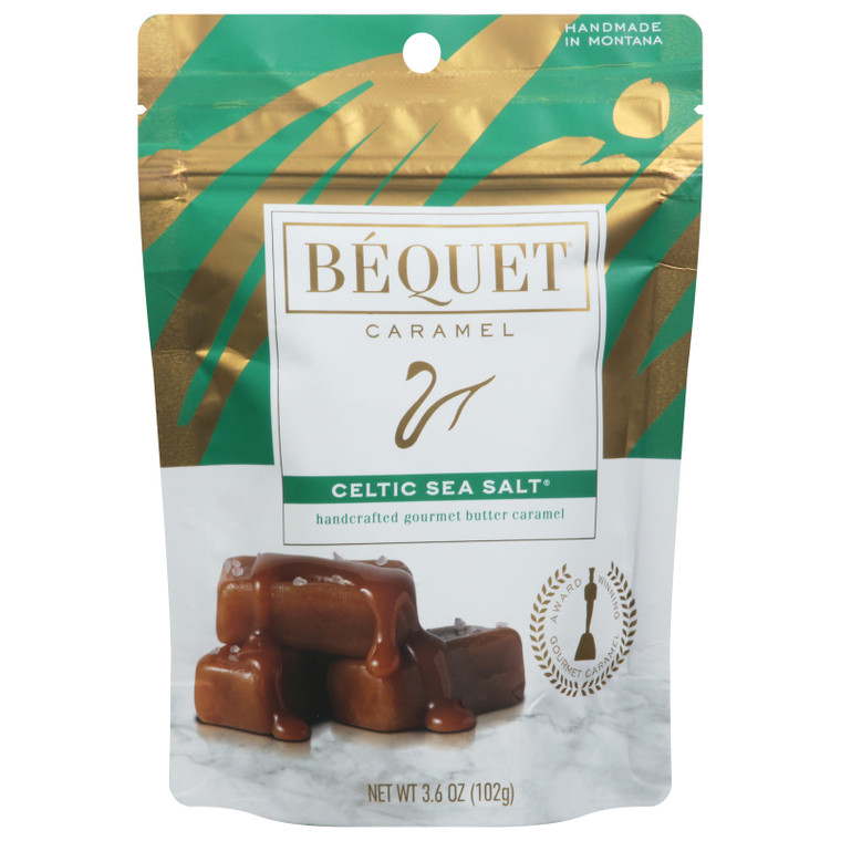 Bequet - Caramel Celtic Sea Salt - Case Of 12-3.6 Ounces