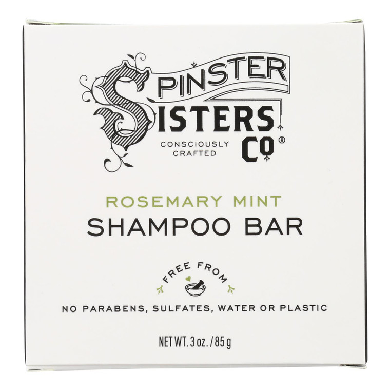 Spinster Sisters Company - Shampoo Bar Rosemary Mountain - 1 Each-3 Ounces