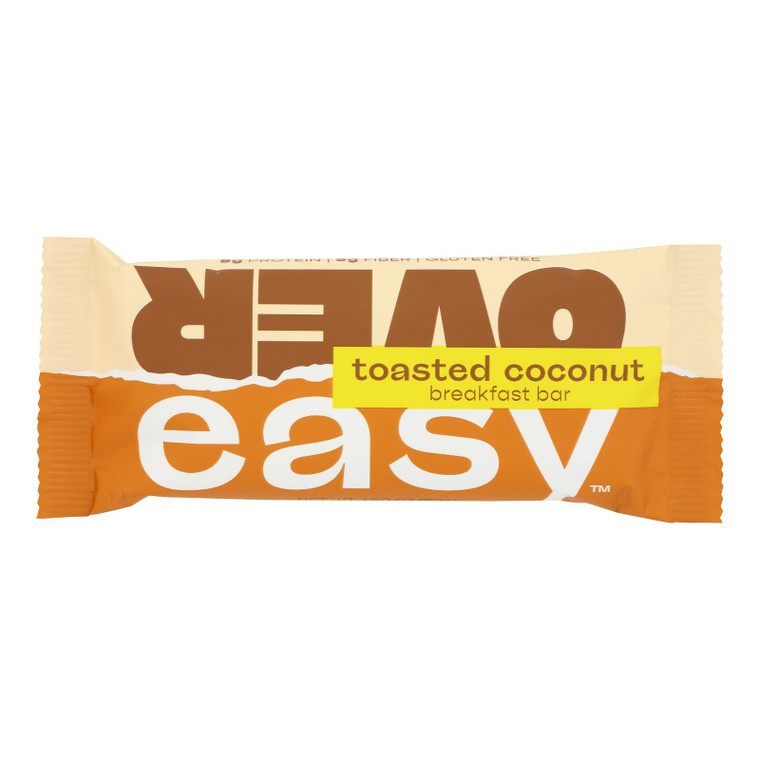 Over Easy - Breakfast Bar Toasted Coconut - Case Of 12-1.8 Oz