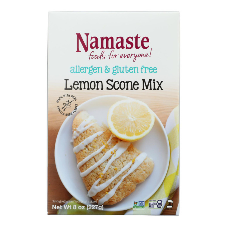 Namaste Foods - Mix Scone Lemon Gluten Free - Case Of 6-8 Oz