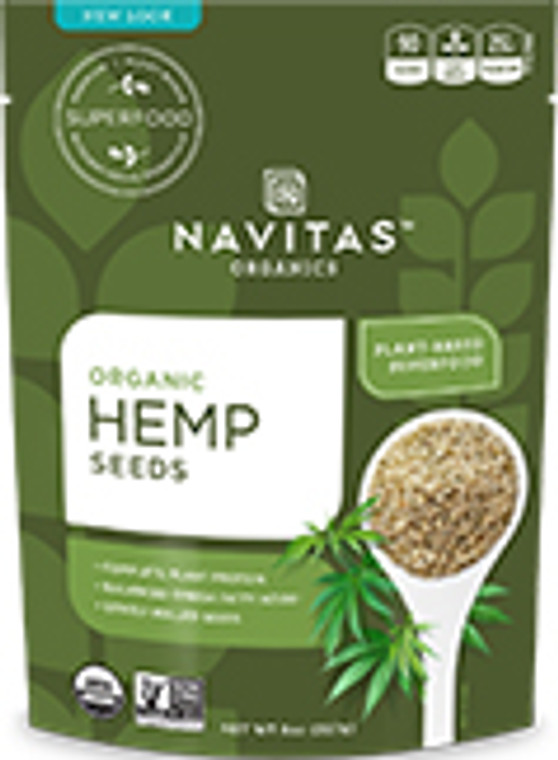 Organic Hemp Seeds Shelled 8 OZ Organic Hemp Seeds Shelled 8 OZ