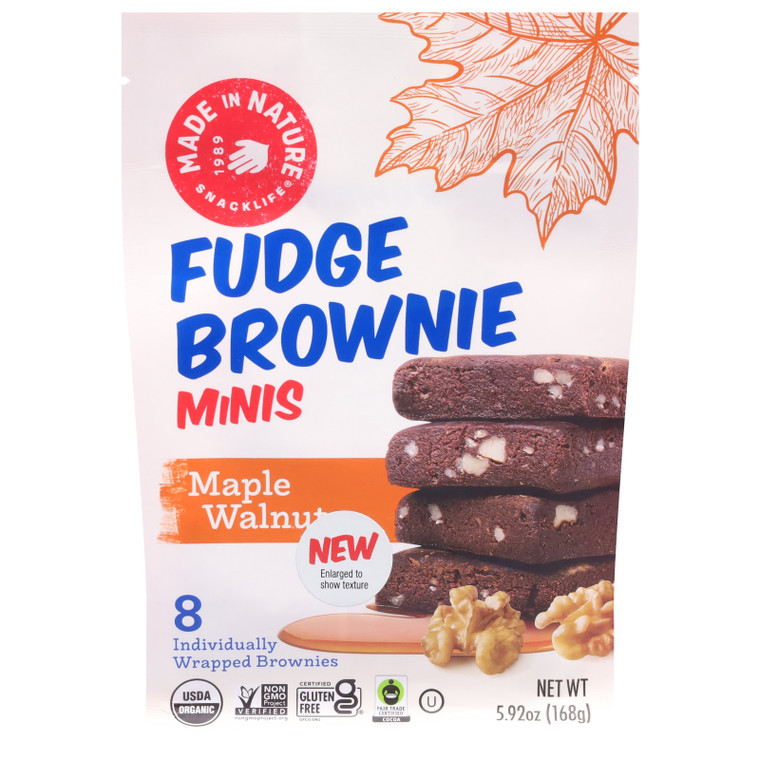 Made In Nature - Fdg Brownie Og2 Mpl Walnt - Cs Of 6-5.92 Oz