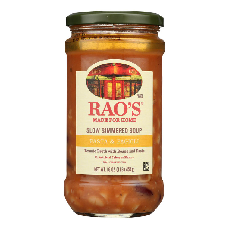 Rao's Specialty Food - Soup Pasta o6 - Case Of 6 - 16 Oz Rao's Specialty Food - Soup Pasta o6 - Case Of 6 - 16 Oz