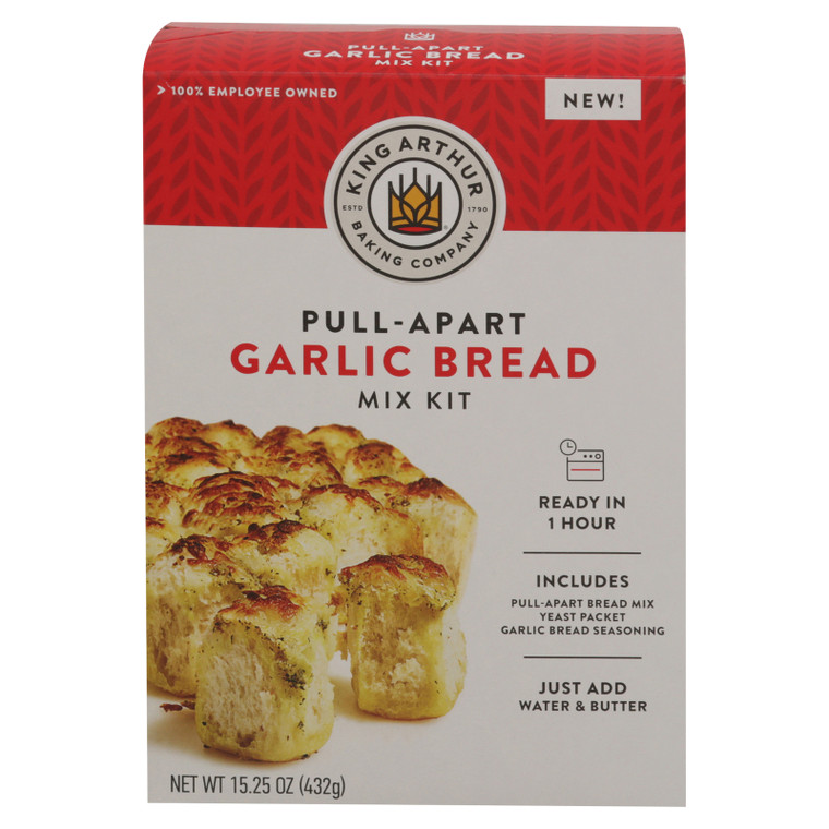 King Arthur Baking Company - Mix Kit Garlic Bread - Cs Of 6-15.25 Oz King Arthur Baking Company - Mix Kit Garlic Bread - Cs Of 6-15.25 Oz