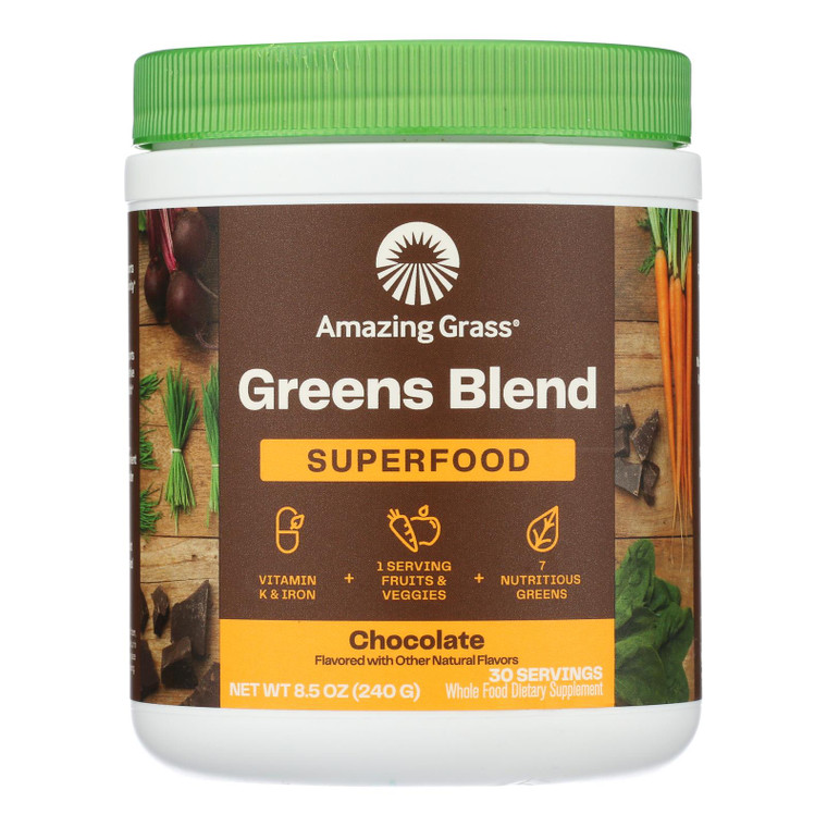 Amazing Grass - Grnsprfd Og3 Chocolate - Ea Of 1-8.5 Oz Amazing Grass - Grnsprfd Og3 Chocolate - Ea Of 1-8.5 Oz