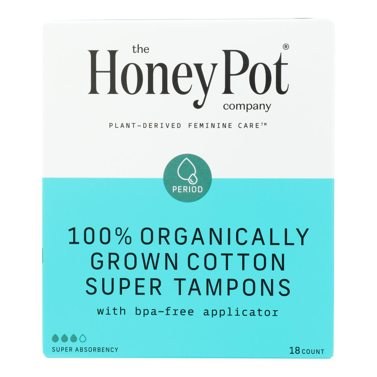 The Honey Pot - Tampon Supr Plst App Unsc - Ea Of 1-18 Ct The Honey Pot - Tampon Supr Plst App Unsc - Ea Of 1-18 Ct
