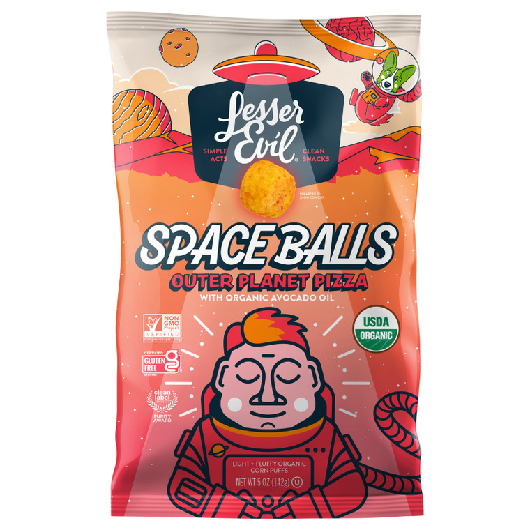 Lesser Evil - Space Ball Og2 Planet Pza - Cs Of 6-5 Oz