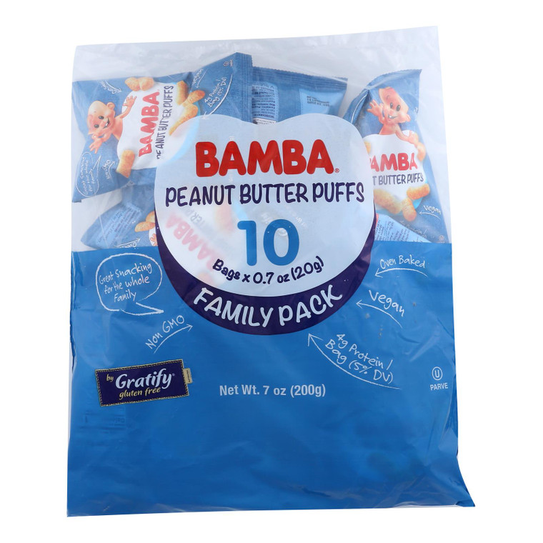 Gratify - Bamba Peanut Puffs Multi Pack - Case Of 6-10 Pack