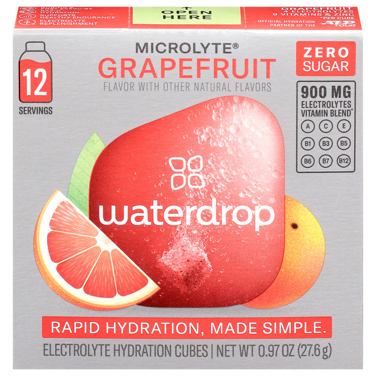 Waterdrop - Microlyte Grapefruit 12pk - Cs Of 10-.97 Oz