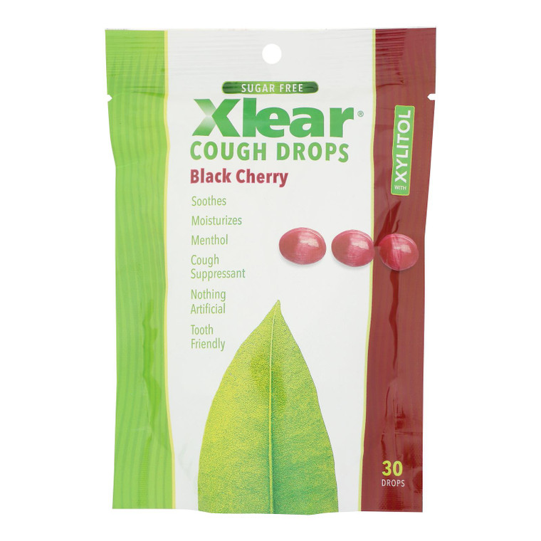 Xlear - Throat Drops Black Cherry - 30 Ct Xlear - Throat Drops Black Cherry - 30 Ct