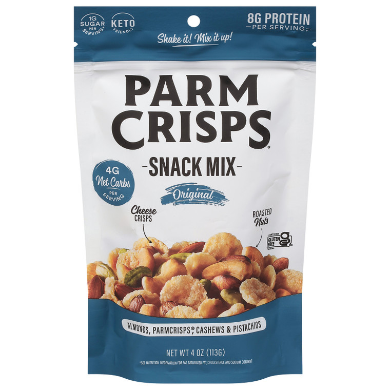 Parm Crisps - Snack Mix Original - Cs Of 12-4 Oz