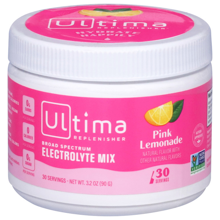Ultima Replenisher - Elctrlt Pwdr Pnk Lmde Can - Ea Of 1-3.5 Oz