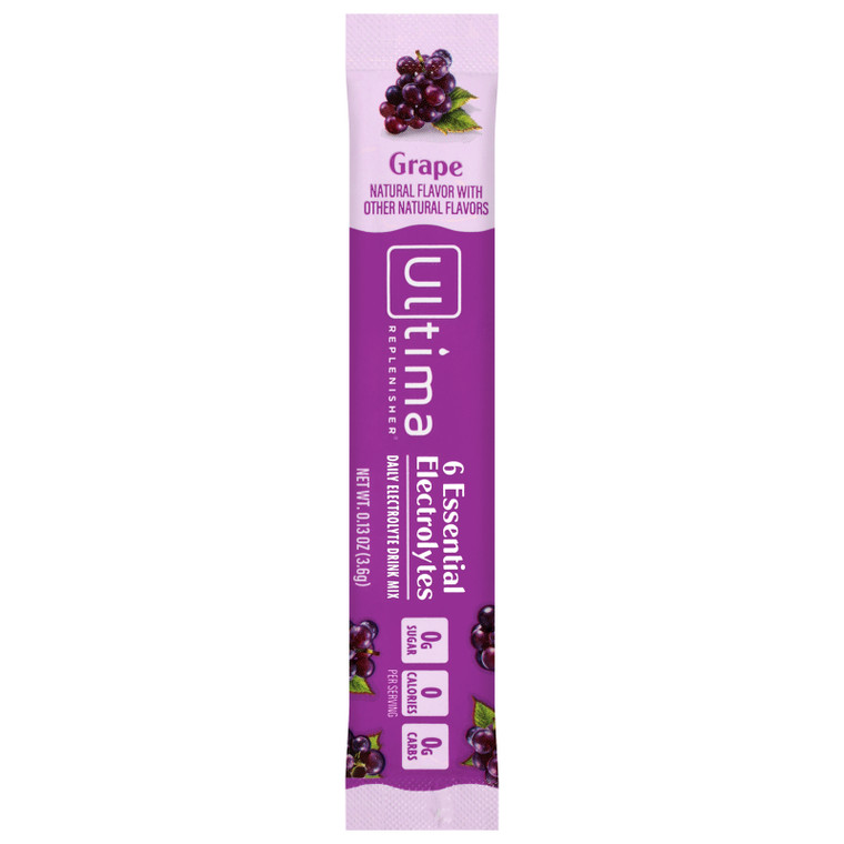 Ultima Replenisher - Elctrlt Pwdr Grape Box - Cs Of 20-.13 Oz