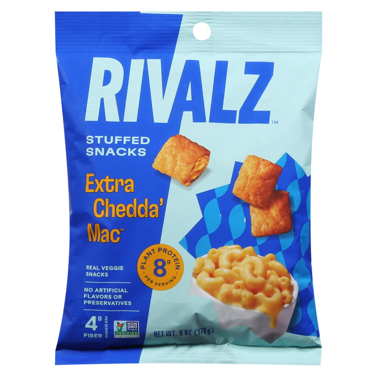 Rivalz - Veg Snack Extra Ched Mac - Cs Of 10-6 Oz Rivalz - Veg Snack Extra Ched Mac - Cs Of 10-6 Oz