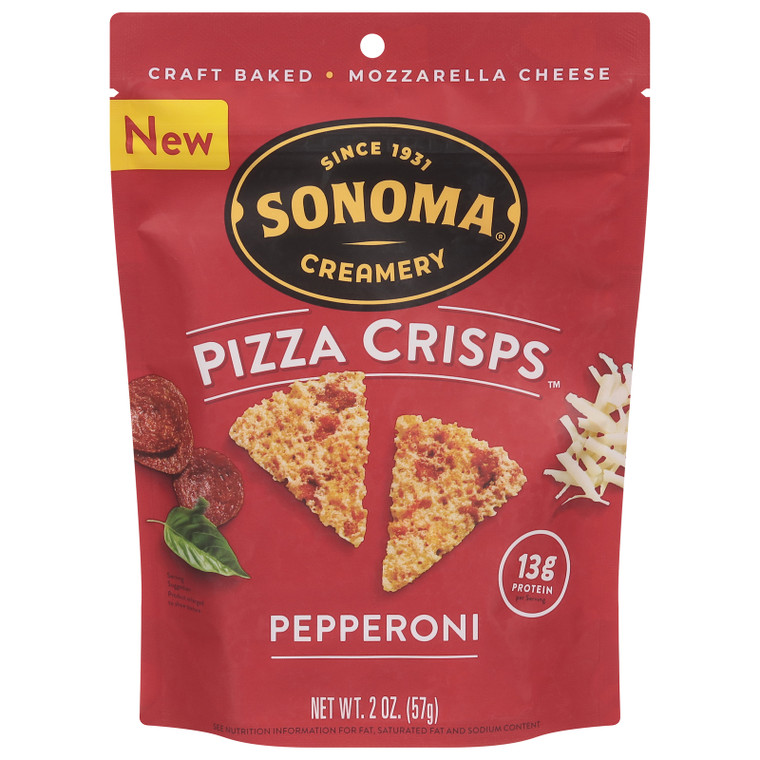 Sonoma Creamery - Crisps Pizza Pepperoni - Cs Of 6-2 Oz