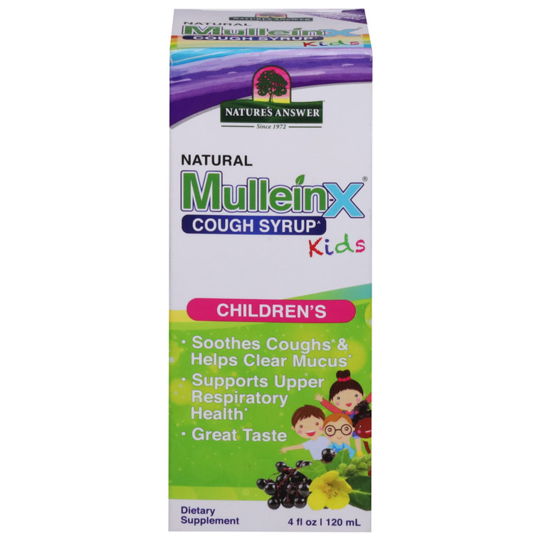 Nature's Answer - Cough Syr Kids Mullein X - Ea Of 1-4 Fz Nature's Answer - Cough Syr Kids Mullein X - Ea Of 1-4 Fz