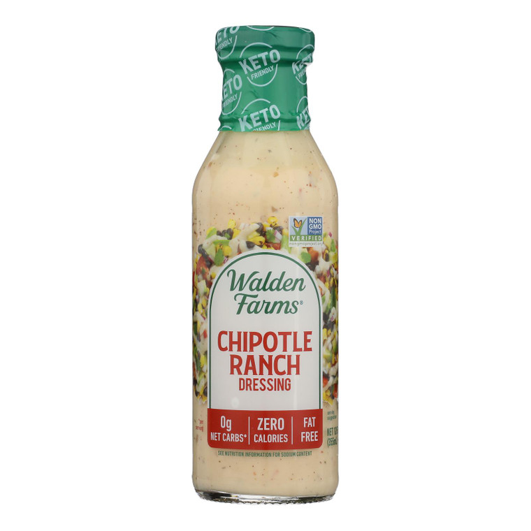 Walden Farms Chipotle Ranch Dressing  - Case Of 6 - 12 Fz