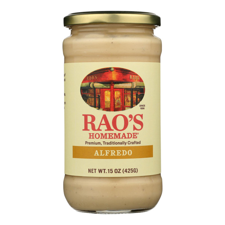 Rao's Specialty Food Alfredo Sauce - Case Of 6 - 15 Oz Rao's Specialty Food Alfredo Sauce - Case Of 6 - 15 Oz