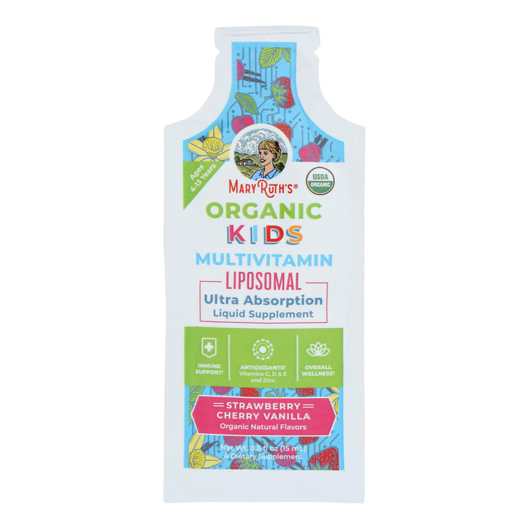 Mary Ruth's - Multivit Og2 Kids Liposml - Cs Of 14-.5 Oz Mary Ruth's - Multivit Og2 Kids Liposml - Cs Of 14-.5 Oz