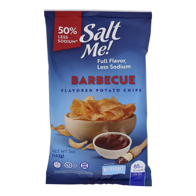 Saltme! - Potato Chips Bbq - Case Of 12-5 Oz Saltme! - Potato Chips Bbq - Case Of 12-5 Oz