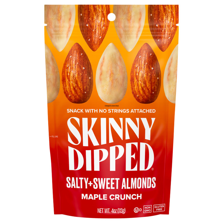 Skinnydipped - Almonds Maple Crunch - Cs Of 10-4 Oz