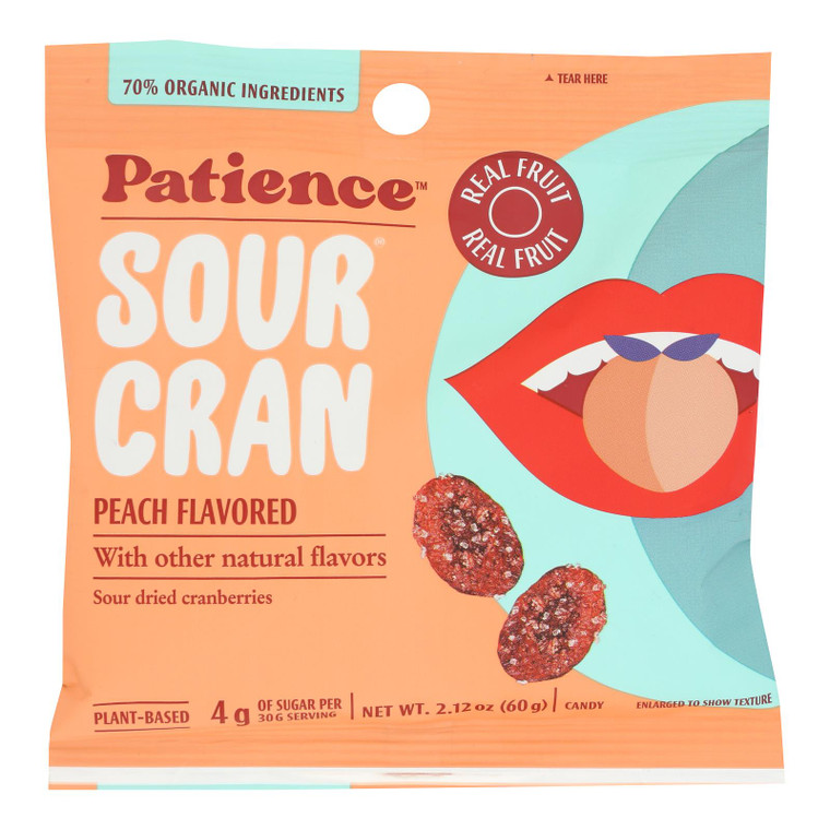 Patience Fruit & Co - Cndy Og3 Sr Cran Sour Pch - Cs Of 24-2.12 Oz