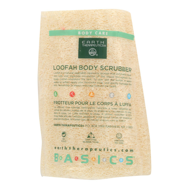 Earth Therapeutics Loofah Body Scrubber - 1 Loofah - GEL0755066