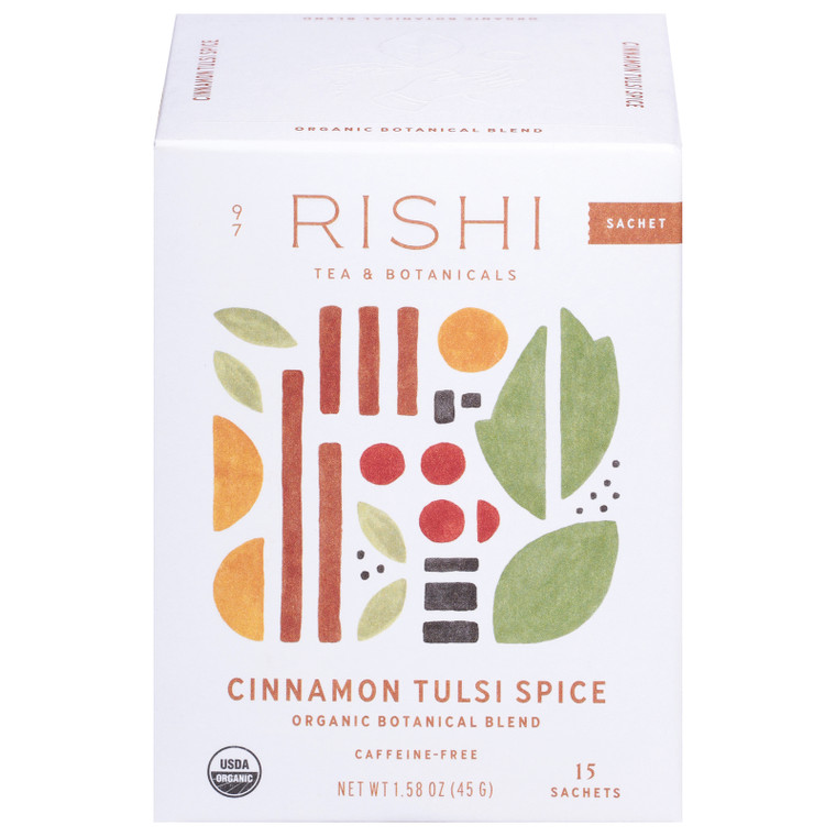 Rishi - Tea Og2 Cinn Tulsi Spice - Cs Of 6-15 Ct