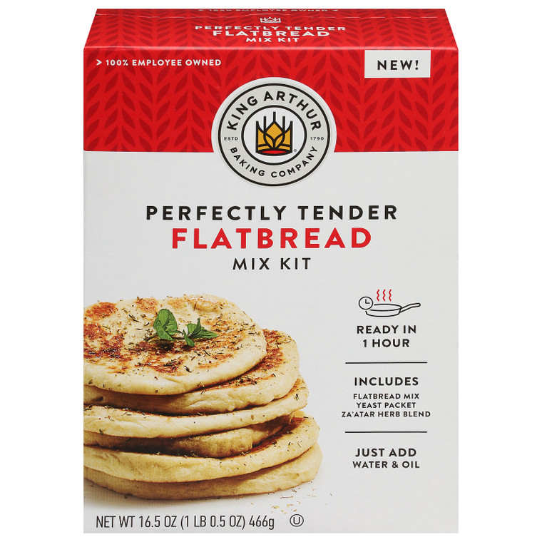 King Arthur Baking Company - Mix Kit Flatbread - Cs Of 6-16.5 Oz King Arthur Baking Company - Mix Kit Flatbread - Cs Of 6-16.5 Oz