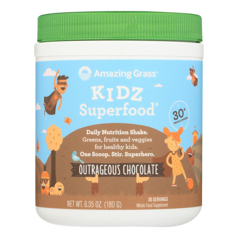 Amazing Grass - Kidz Sprfd Og3 Chocolate - Ea Of 1-6.35 Oz Amazing Grass - Kidz Sprfd Og3 Chocolate - Ea Of 1-6.35 Oz