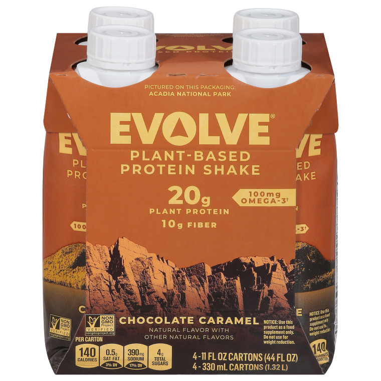 Evolve - Prtn Shake Rtd Crml Choc - Cs Of 3-4/11 Oz Evolve - Prtn Shake Rtd Crml Choc - Cs Of 3-4/11 Oz