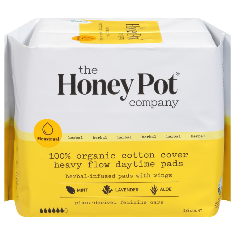 The Honey Pot - Dtime Heavy Flow Cotton - Ea Of 1-16 Ct The Honey Pot - Dtime Heavy Flow Cotton - Ea Of 1-16 Ct