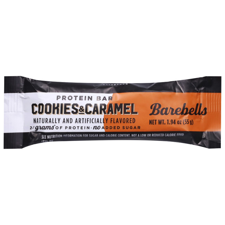 Barebells - Protein Bar Ckies Caramel - Cs Of 12-1.94 Oz Barebells - Protein Bar Ckies Caramel - Cs Of 12-1.94 Oz