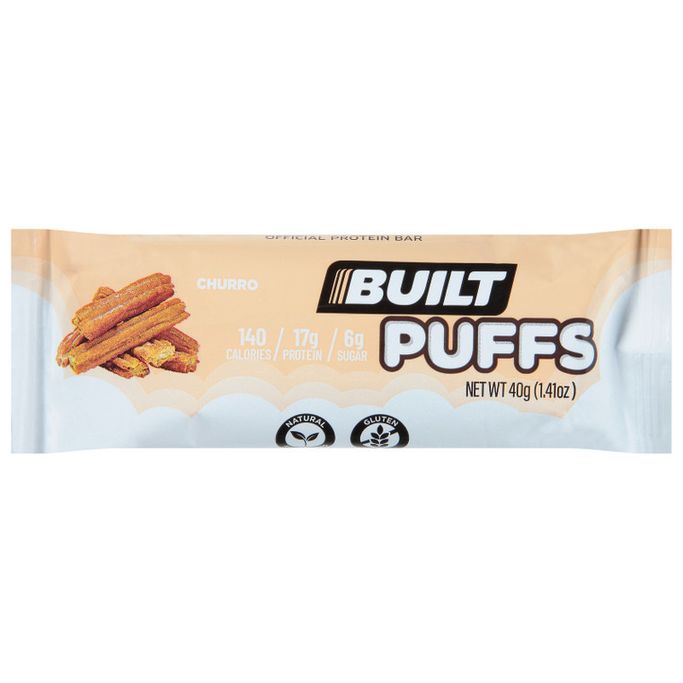 Built Bar - Protein Bar Puff Churro - Cs Of 12-1.41 Oz Built Bar - Protein Bar Puff Churro - Cs Of 12-1.41 Oz