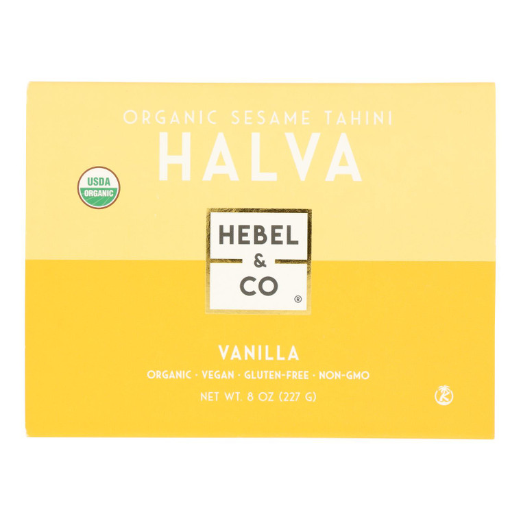 Hebel & Co. - Halva Og2 Vanilla - Cs Of 12-8 Oz