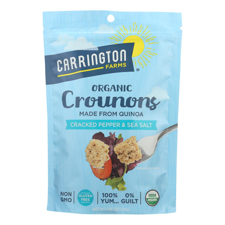 Carrington Farms Organic Crounons - Case Of 6 - 4.75 Oz - GEL2378545