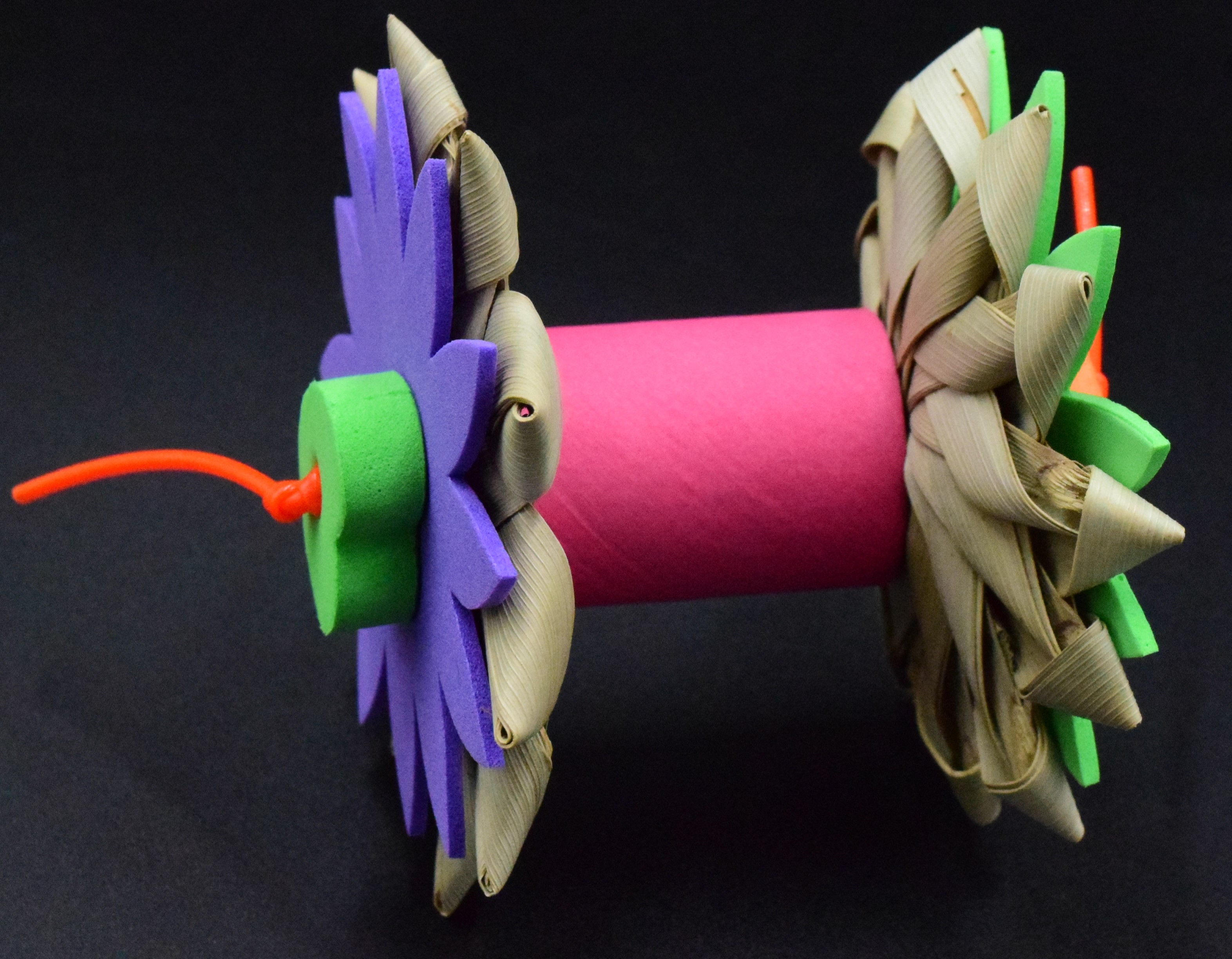 Flower Wheel Foot Toy - Parrots N Stuff