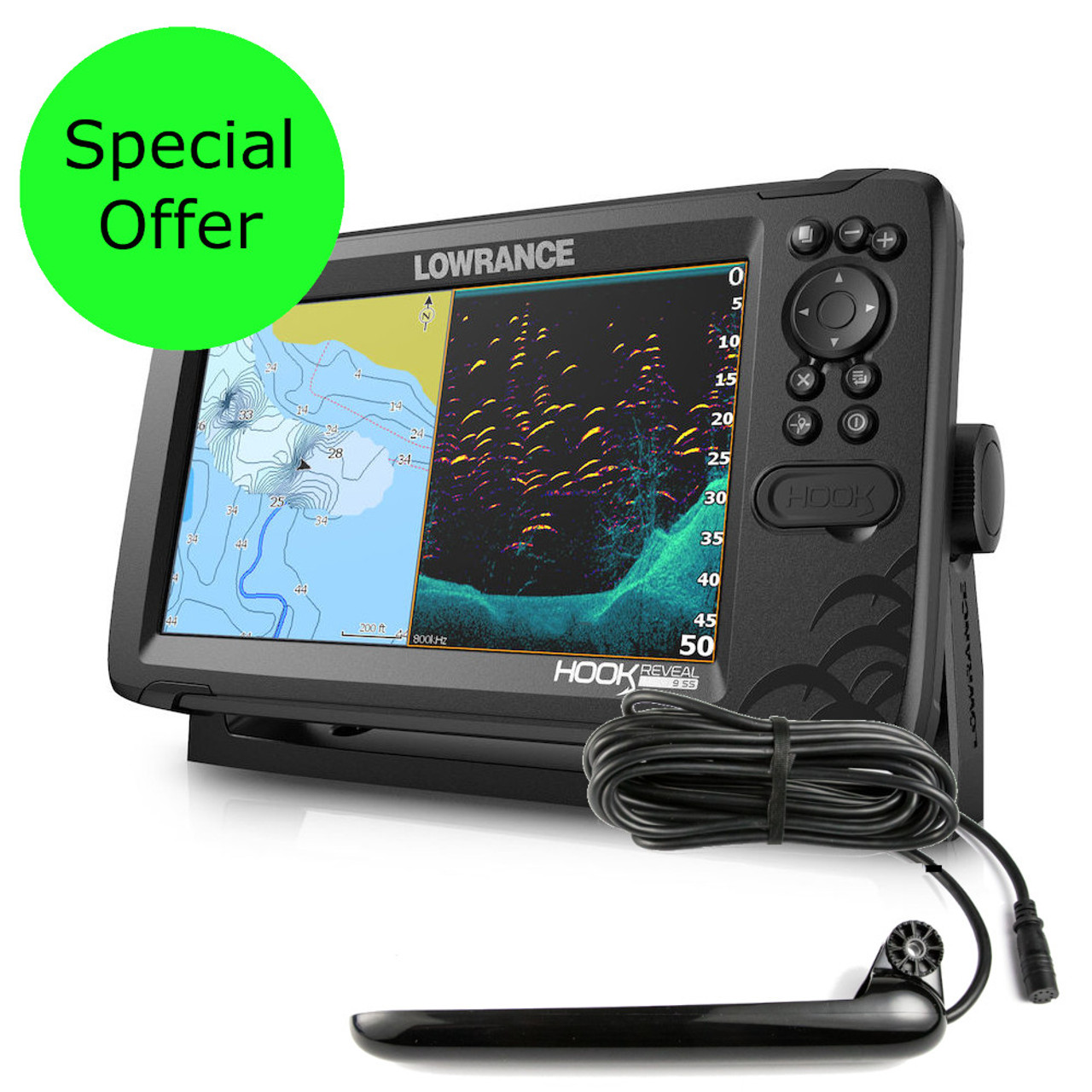 Lowrance Hook Reveal 7 With Tripleshot Transducer