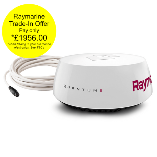 Raymarine Quantum 2 Q24D Doppler Radar & 10m Power & Data Cable