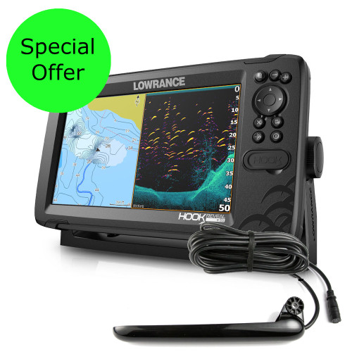 Lowrance HOOK Reveal 7 With 50/200 HDI Transducer - Includes FishReveal  and Genesis Live Mapping