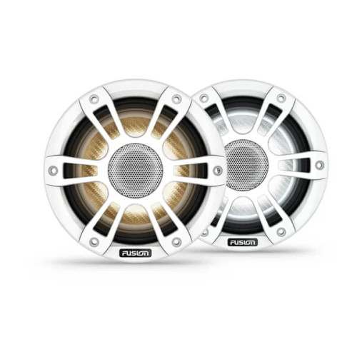 Fusion Signature Series 3i 8.8" 330-watt Coaxial Sports White Marine Speakers w/CRGBW (Pair)