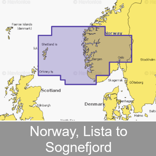 Navionics+ Lista to Sognefjord